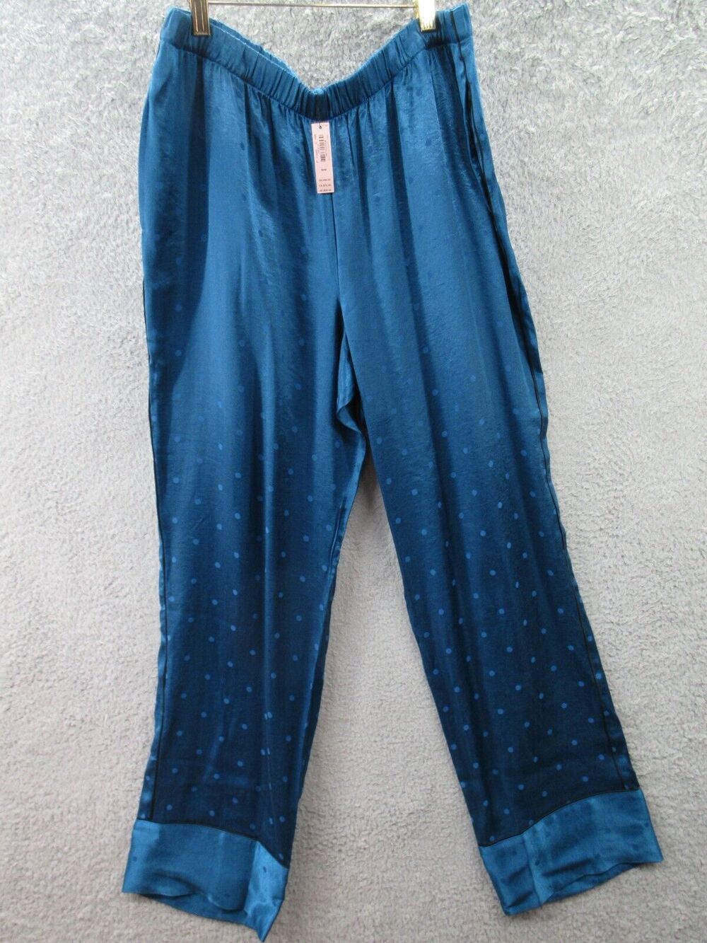 NWT Victoria's Secret Satin Polka Dot Sleep Pajama Pants Women's Medium